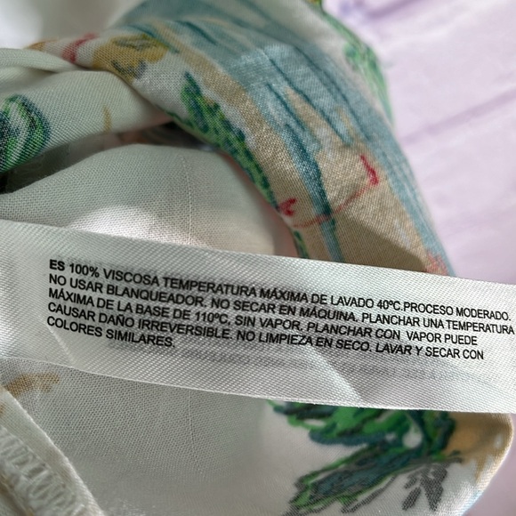 Denim & Flower Men's Hawaiian Button Down Short Sleeve Shirt. Sz: XL - Picture 7 of 10